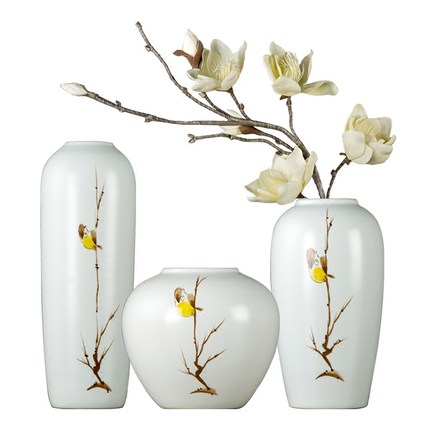 Kompatibel porzellan für Jahrriesnge three vases set cna0036 Compatible porzellan Jahrriesnge for three vases set cna0036