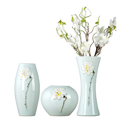 Kompatibel porzellan für Jahrriesnge three vases set cna0037 Compatible porzellan Jahrriesnge for three vases set cna0037