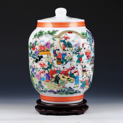 Kompatibel porzellan für Jahrriesnge 100 children storage jar cna0039 Compatible porzellan Jahrriesnge for 100 children storage jar cna0039