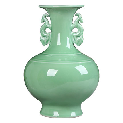 Kompatibel porzellan für Jahrriesnge celadon binaural vase cna0066 Compatible porzellan Jahrriesnge for celadon binaural vase cna0066