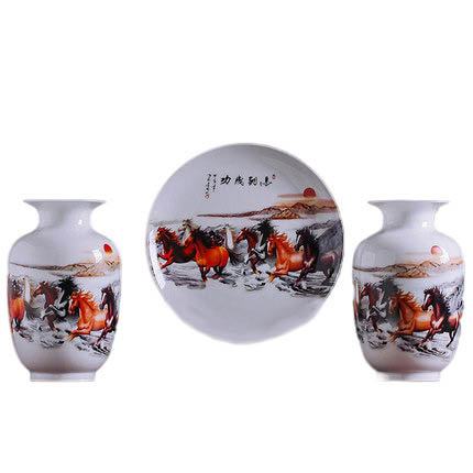 Kompatibel porzellan für Jahrriesnge vase set 3 pieces cna0196 Compatible porzellan Jahrriesnge for vase set 3 pieces cna0196