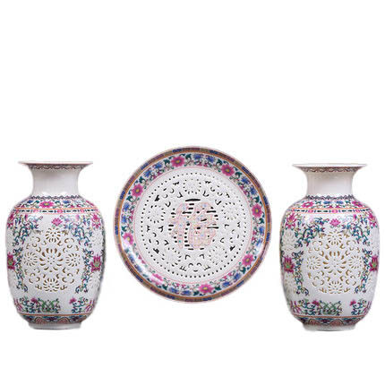 Kompatibel porzellan für Jahrriesnge hollow out vase cna0409 Compatible porzellan Jahrriesnge for hollow out vase cna0409