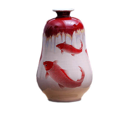 Kompatibel porzellan für Jahrriesnge kiln change cracked glaze pomegranate flower vase cna0437 Compatible porzellan Jahrriesnge for kiln change cracked glaze pomegranate flower vase cna0437