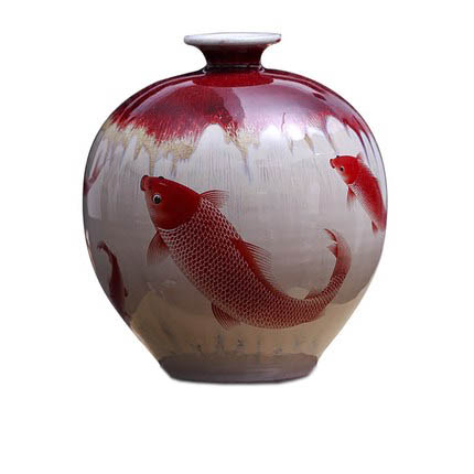 Kompatibel porzellan für Jahrriesnge kiln change cracked glaze pomegranate flower vase cna0439 Compatible porzellan Jahrriesnge for kiln change cracked glaze pomegranate flower vase cna0439