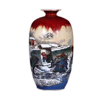 Kompatibel porzellan für Jahrriesnge kiln change cracked glaze pomegranate flower vase cna0442 Compatible porzellan Jahrriesnge for kiln change cracked glaze pomegranate flower vase cna0442