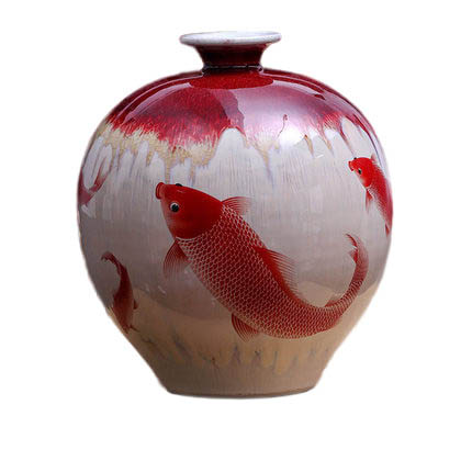 Kompatibel porzellan für Jahrriesnge kiln change cracked glaze pomegranate flower vase cna0445 Compatible porzellan Jahrriesnge for kiln change cracked glaze pomegranate flower vase cna0445