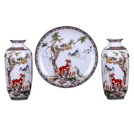 Kompatibel porzellan für Jahrriesnge vase set three pieces cna0566 Compatible porzellan Jahrriesnge for vase set three pieces cna0566