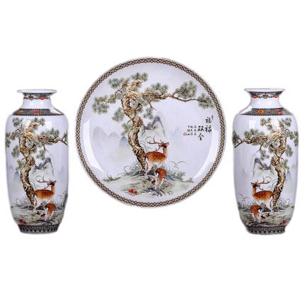 Kompatibel porzellan für Jahrriesnge vase set three pieces cna0567 Compatible porzellan Jahrriesnge for vase set three pieces cna0567