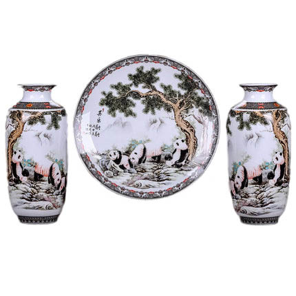 Kompatibel porzellan für Jahrriesnge vase set three pieces cna0568 Compatible porzellan Jahrriesnge for vase set three pieces cna0568