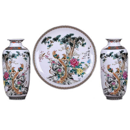 Kompatibel porzellan für Jahrriesnge vase set three pieces cna0569 Compatible porzellan Jahrriesnge for vase set three pieces cna0569