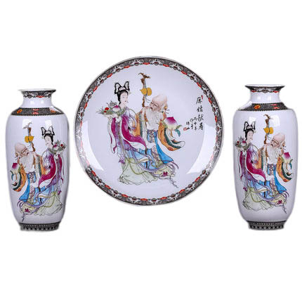 Kompatibel porzellan für Jahrriesnge vase set three pieces cna0573 Compatible porzellan Jahrriesnge for vase set three pieces cna0573