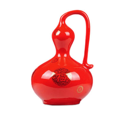 Kompatibel porzellan für Jahrriesnge red peony gourd vase cna0689 Compatible porzellan Jahrriesnge for red peony gourd vase cna0689