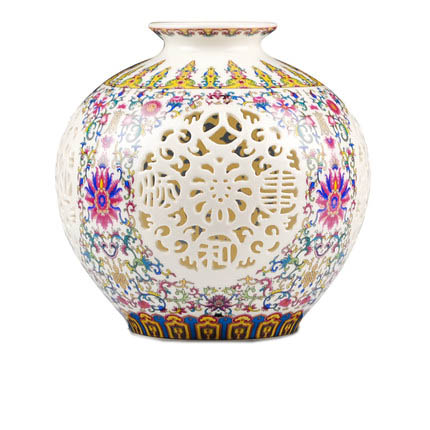 Kompatibel porzellan für Jahrriesnge pastel hollow thin fetal pomegranate flower vase cna0812 Compatible porzellan Jahrriesnge for pastel hollow thin fetal pomegranate flower vase cna0812
