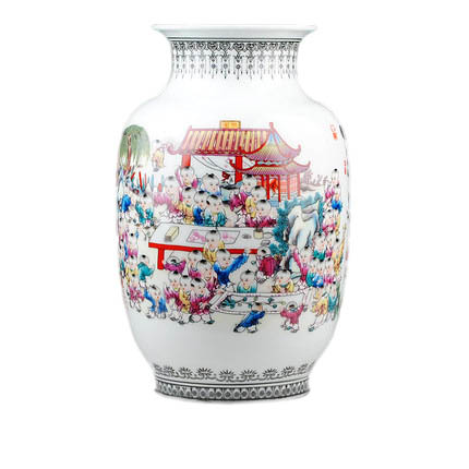 Kompatibel porzellan für Jahrriesnge one hundred children vase cna0998 Compatible porzellan Jahrriesnge for one hundred children vase cna0998