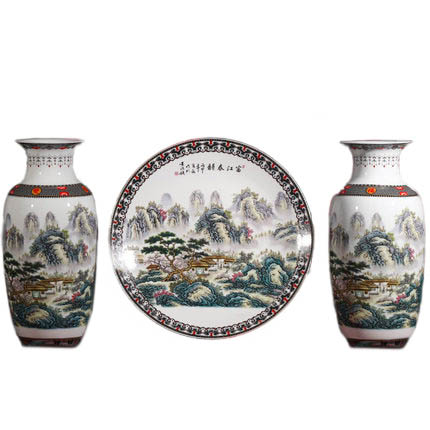Kompatibel porzellan für Jahrriesnge spring vase set 3pcs cna1046 Compatible porzellan Jahrriesnge for spring vase set 3pcs cna1046