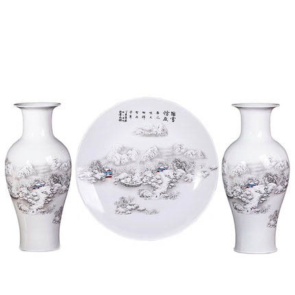 Kompatibel porzellan für Jahrriesnge vase set 3pcs cna1056 Compatible porzellan Jahrriesnge for vase set 3pcs cna1056