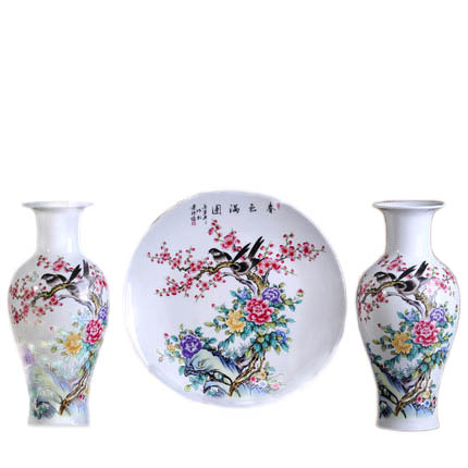 Kompatibel porzellan für Jahrriesnge vase set 3pcs cna1059 Compatible porzellan Jahrriesnge for vase set 3pcs cna1059