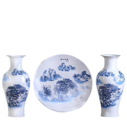 Kompatibel porzellan für Jahrriesnge vase set 3pcs cna1061 Compatible porzellan Jahrriesnge for vase set 3pcs cna1061