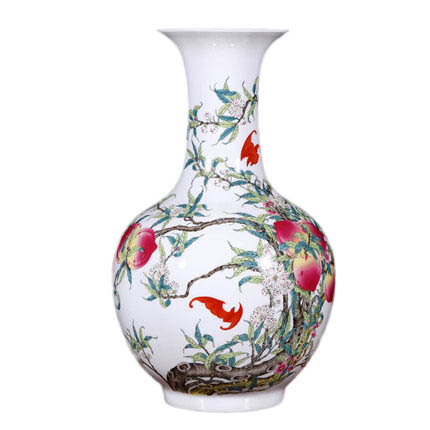 Kompatibel porzellan für Jahrriesnge nine peach illustration vase cna1129 Compatible porzellan Jahrriesnge for nine peach illustration vase cna1129
