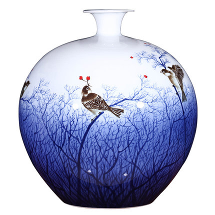 Kompatibel porzellan für Jahrriesnge birds trees vase cna1342 Compatible porzellan Jahrriesnge for birds trees vase cna1342
