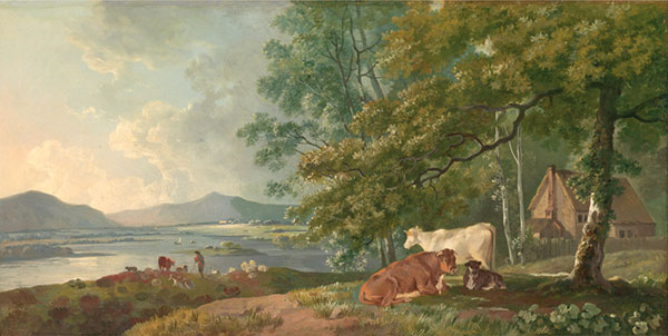 Kompatibel Landschaft für JAHRRIESNGE Morning-Landscape-with-Cattle-lpf00995 Compatible Landschaft JAHRRIESNGE for Morning-Landscape-with-Cattle-lpf00995