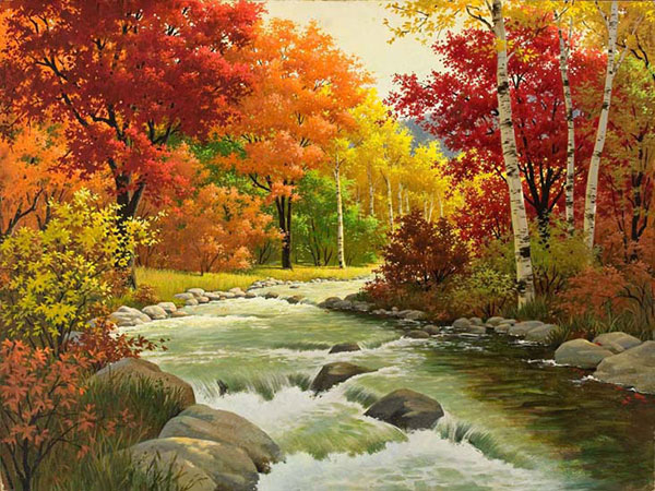 Kompatibel Landschaft für JAHRRIESNGE red-tree-lpf01852 Compatible Landschaft JAHRRIESNGE for red-tree-lpf01852