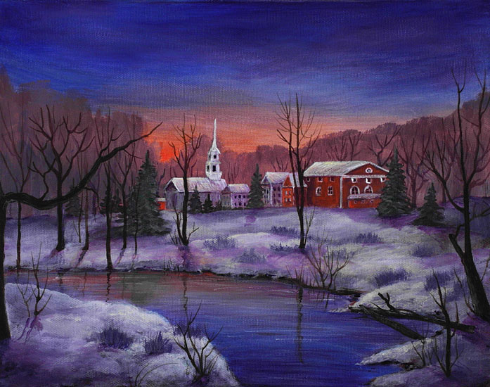 Kompatibel Abstrakt für Jahrriesnge village-in-winter-lpf05866 Compatible Abstrakt Jahrriesnge for village-in-winter-lpf05866