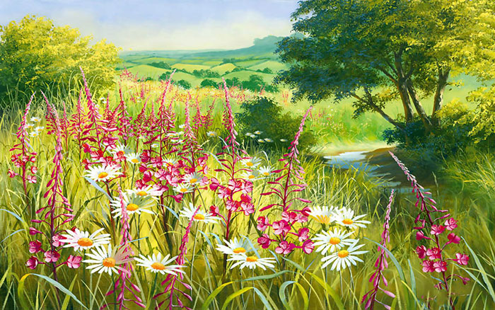 Kompatibel Landschaft für JAHRRIESNGE flowers lpf08301 Compatible Landschaft JAHRRIESNGE for flowers lpf08301