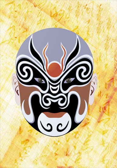 Kompatibel Porträt für Jahrriesnge Peking Opera lpf08528 Compatible Porträt Jahrriesnge for Peking Opera lpf08528