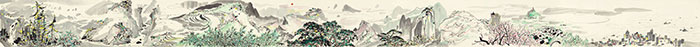 Kompatibel Landschaft für JAHRRIESNGE Long scroll landscape painting lpf09114 Compatible Landschaft JAHRRIESNGE for Long scroll landscape painting lpf09114