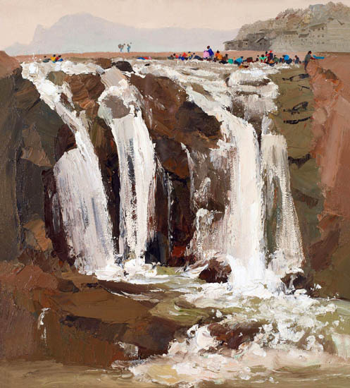 Kompatibel Landschaft für JAHRRIESNGE waterfall lpf09310 Compatible Landschaft JAHRRIESNGE for waterfall lpf09310