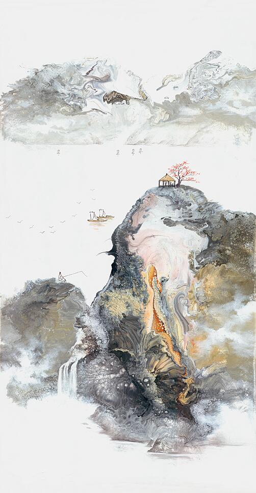 Kompatibel Landschaft für JAHRRIESNGE waterfall lpf09562 Compatible Landschaft JAHRRIESNGE for waterfall lpf09562