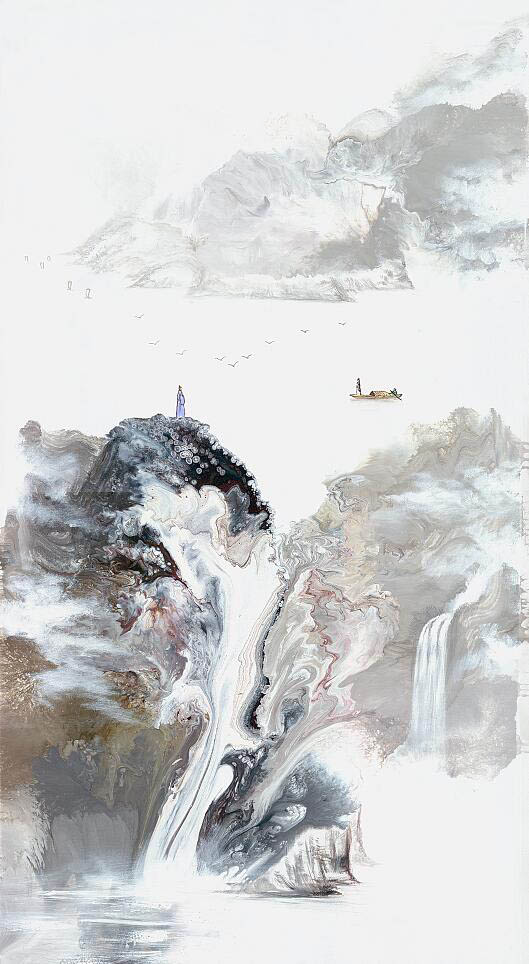 Kompatibel Landschaft für JAHRRIESNGE waterfall lpf09563 Compatible Landschaft JAHRRIESNGE for waterfall lpf09563