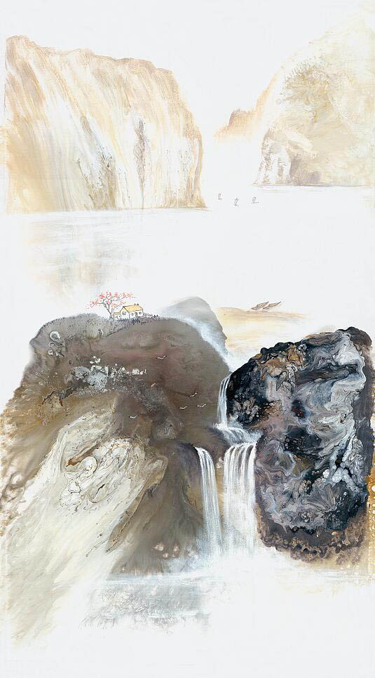 Kompatibel Landschaft für JAHRRIESNGE waterfall lpf09565 Compatible Landschaft JAHRRIESNGE for waterfall lpf09565