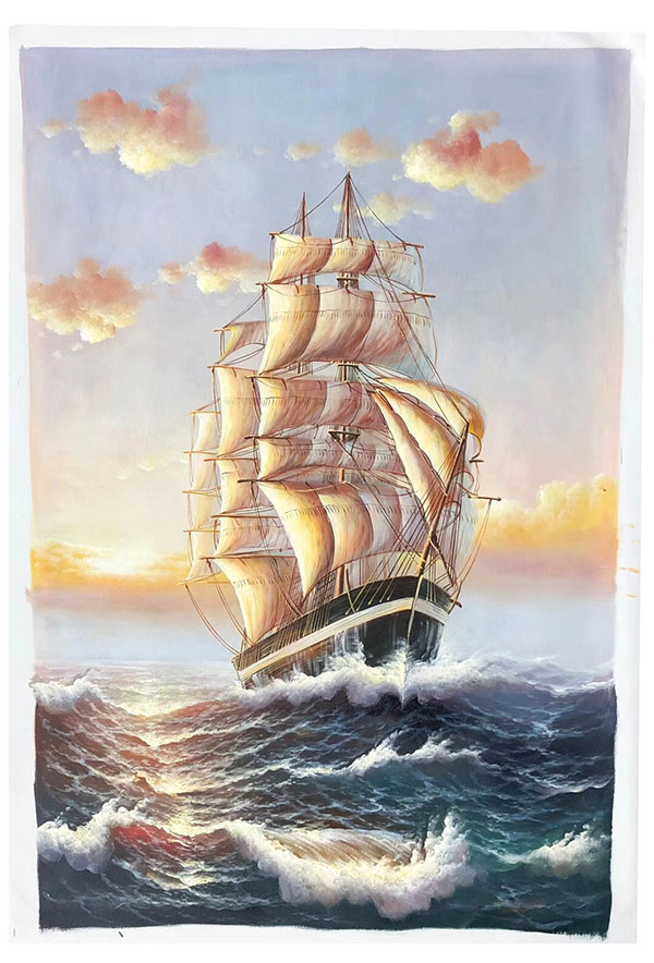 Kompatibel Ölgemälde für JAHRRIESNGE sailboat-lpg0176 Compatible Ölgemälde JAHRRIESNGE for sailboat-lpg0176