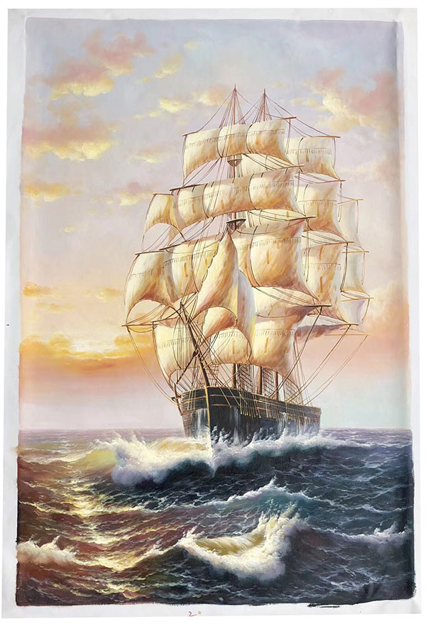 Kompatibel Ölgemälde für JAHRRIESNGE sailboat-lpg0256 Compatible Ölgemälde JAHRRIESNGE for sailboat-lpg0256