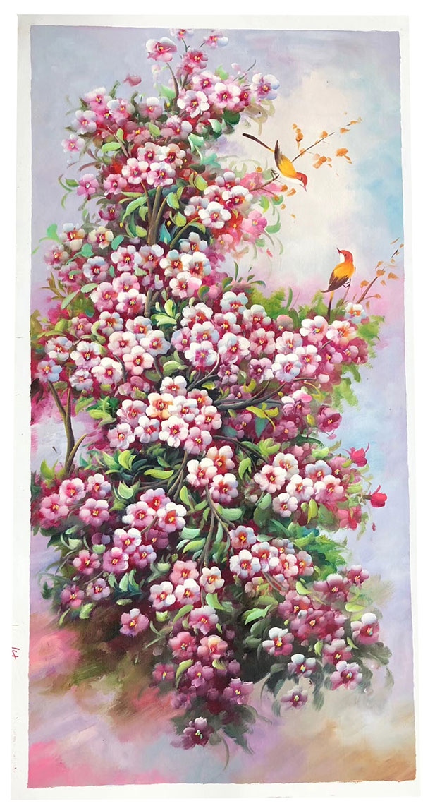 Kompatibel Ölgemälde für JAHRRIESNGE pine-flower-lpg397 Compatible Ölgemälde JAHRRIESNGE for pine-flower-lpg397