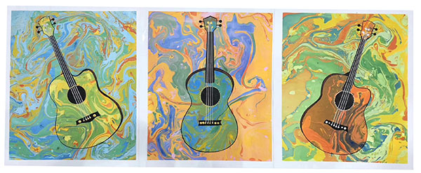 Kompatibel Ölgemälde für JAHRRIESNGE guitar-lpg0418 Compatible Ölgemälde JAHRRIESNGE for guitar-lpg0418
