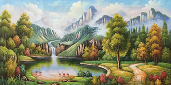 Kompatibel Landschaft für JAHRRIESNGE lake-and-trees-lpg0780 Compatible Landschaft JAHRRIESNGE for lake-and-trees-lpg0780