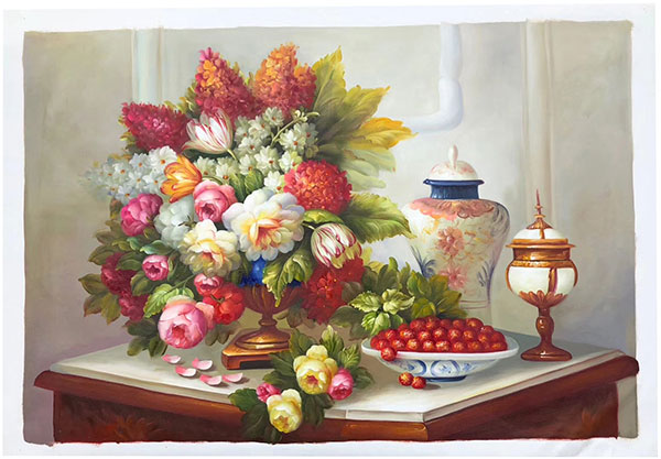 Kompatibel Stillleben für Jahrriesnge vase-lamp-flower-fruit-lpg0828 Compatible Stillleben Jahrriesnge for vase-lamp-flower-fruit-lpg0828