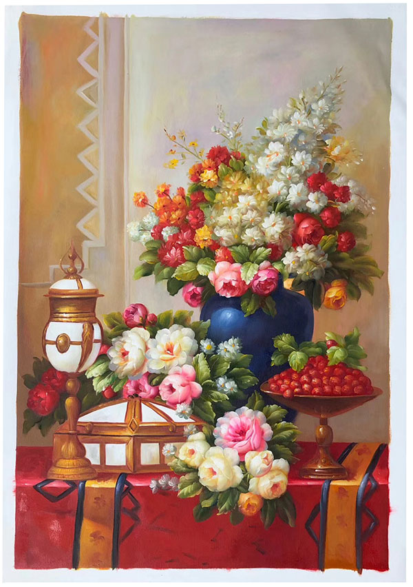 Kompatibel Stillleben für Jahrriesnge vase-lamp-flower-lpg0832 Compatible Stillleben Jahrriesnge for vase-lamp-flower-lpg0832