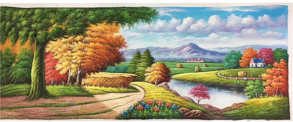 Kompatibel Landschaft für JAHRRIESNGE far-mountain-river-lpg1075 Compatible Landschaft JAHRRIESNGE for far-mountain-river-lpg1075