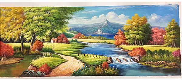 Kompatibel Landschaft für JAHRRIESNGE far-mountain-river-lpg1076 Compatible Landschaft JAHRRIESNGE for far-mountain-river-lpg1076
