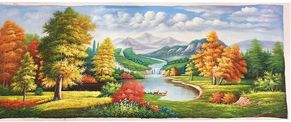 Kompatibel Landschaft für JAHRRIESNGE far-mountain-river-lpg1077 Compatible Landschaft JAHRRIESNGE for far-mountain-river-lpg1077
