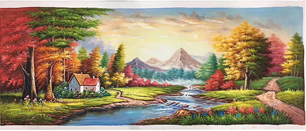 Kompatibel Landschaft für JAHRRIESNGE far-mountain-river-lpg1078 Compatible Landschaft JAHRRIESNGE for far-mountain-river-lpg1078