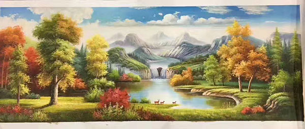 Kompatibel Landschaft für JAHRRIESNGE far-mountain-river-lpg1079 Compatible Landschaft JAHRRIESNGE for far-mountain-river-lpg1079