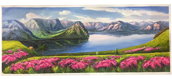 Kompatibel Landschaft für JAHRRIESNGE montains-lpg1128 Compatible Landschaft JAHRRIESNGE for montains-lpg1128