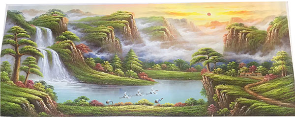 Kompatibel Landschaft für JAHRRIESNGE waterfall-lpg1194 Compatible Landschaft JAHRRIESNGE for waterfall-lpg1194