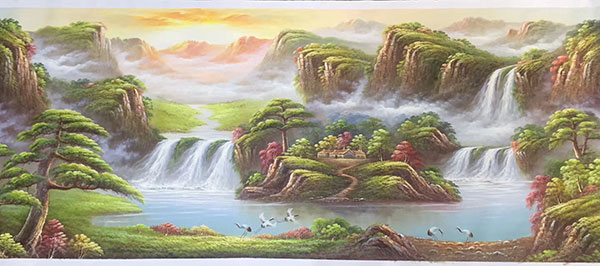 Kompatibel Landschaft für JAHRRIESNGE waterfall-lpg1195 Compatible Landschaft JAHRRIESNGE for waterfall-lpg1195