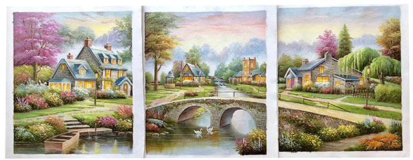 Kompatibel Landschaft für JAHRRIESNGE mixed-houses-lpg1357 Compatible Landschaft JAHRRIESNGE for mixed-houses-lpg1357